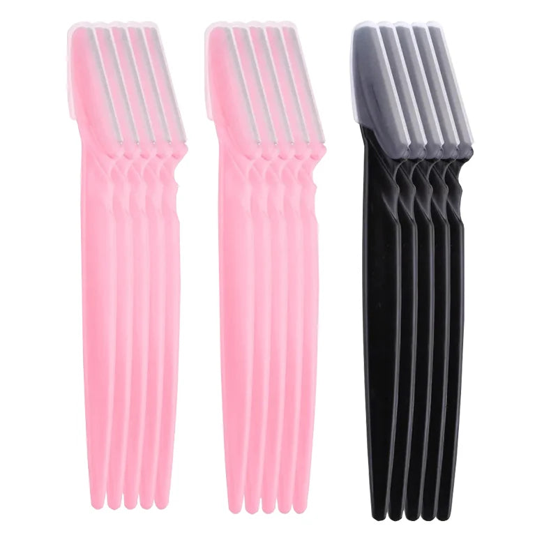 15Pcs Eyebrow Razor for Women Multipurpose Exfoliating Dermaplaning Tools Facial Razor with Precision Cover Small Makeup Tools