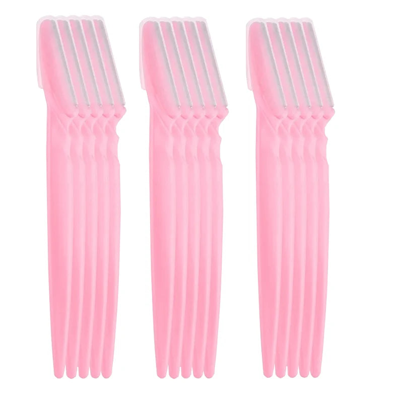 15Pcs Eyebrow Razor for Women Multipurpose Exfoliating Dermaplaning Tools Facial Razor with Precision Cover Small Makeup Tools