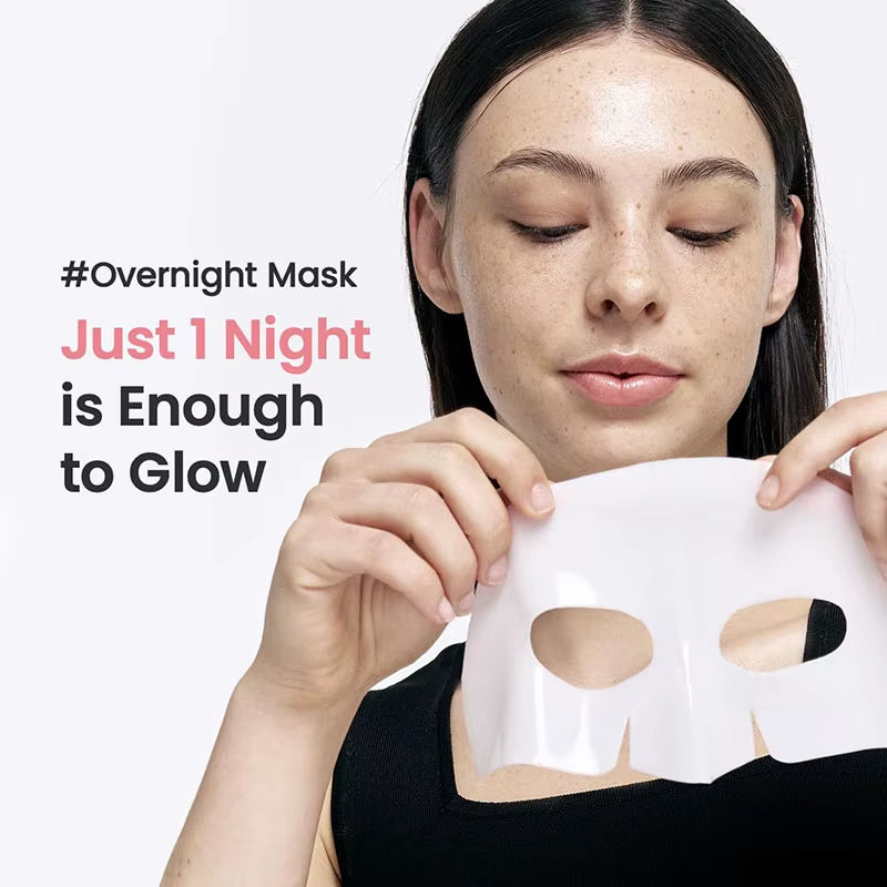 4Pcs/Box Absorbable Deep Collagen Power Boosting Mask anti Aging Night Moisturizing Mask Firming Lifting Brightening Skin Care