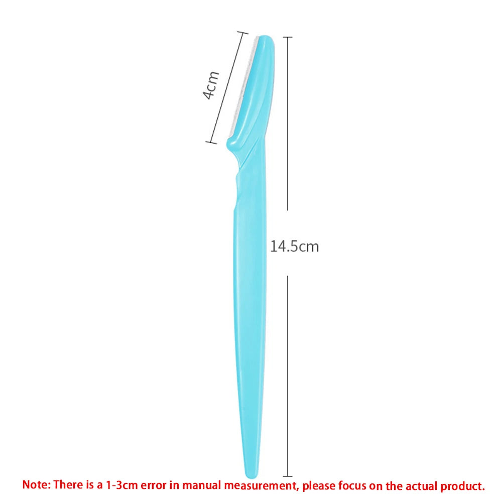 15Pcs Eyebrow Razor for Women Multipurpose Exfoliating Dermaplaning Tools Facial Razor with Precision Cover Small Makeup Tools
