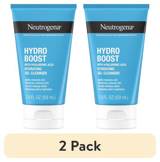 (2 Pack)  Hydro Boost Hyaluronic Acid Facial Cleansing Gel, 2 Fl. Oz