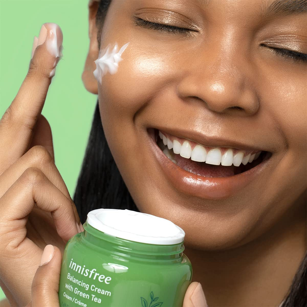 Green Tea Moisture Balancing Cream Hydrating Face Moisturizer, 2 Pound (Pack of 1)