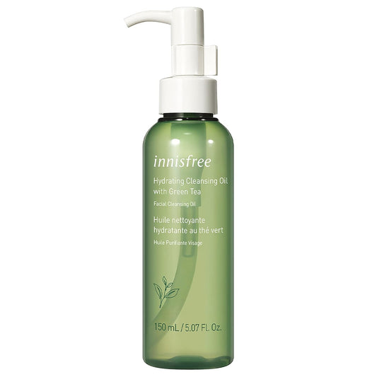 Green Tea Hydrating Cleansing Oil Face Cleanser Makeup Remover , 5.07 Fl Oz (Pack of 1)