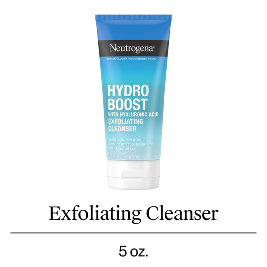Hydro Boost Gentle Exfoliating Face Scrub, Facial Cleanser, 5 Oz