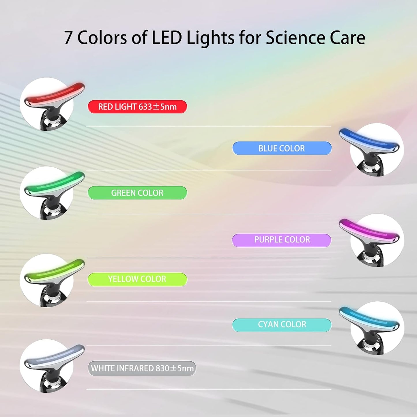 Red Light Therapy for Face, RED Light Device(Black)