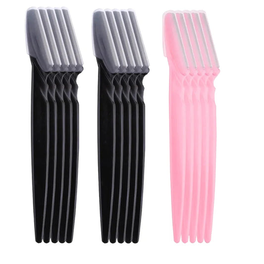 15Pcs Eyebrow Razor for Women Multipurpose Exfoliating Dermaplaning Tools Facial Razor with Precision Cover Small Makeup Tools