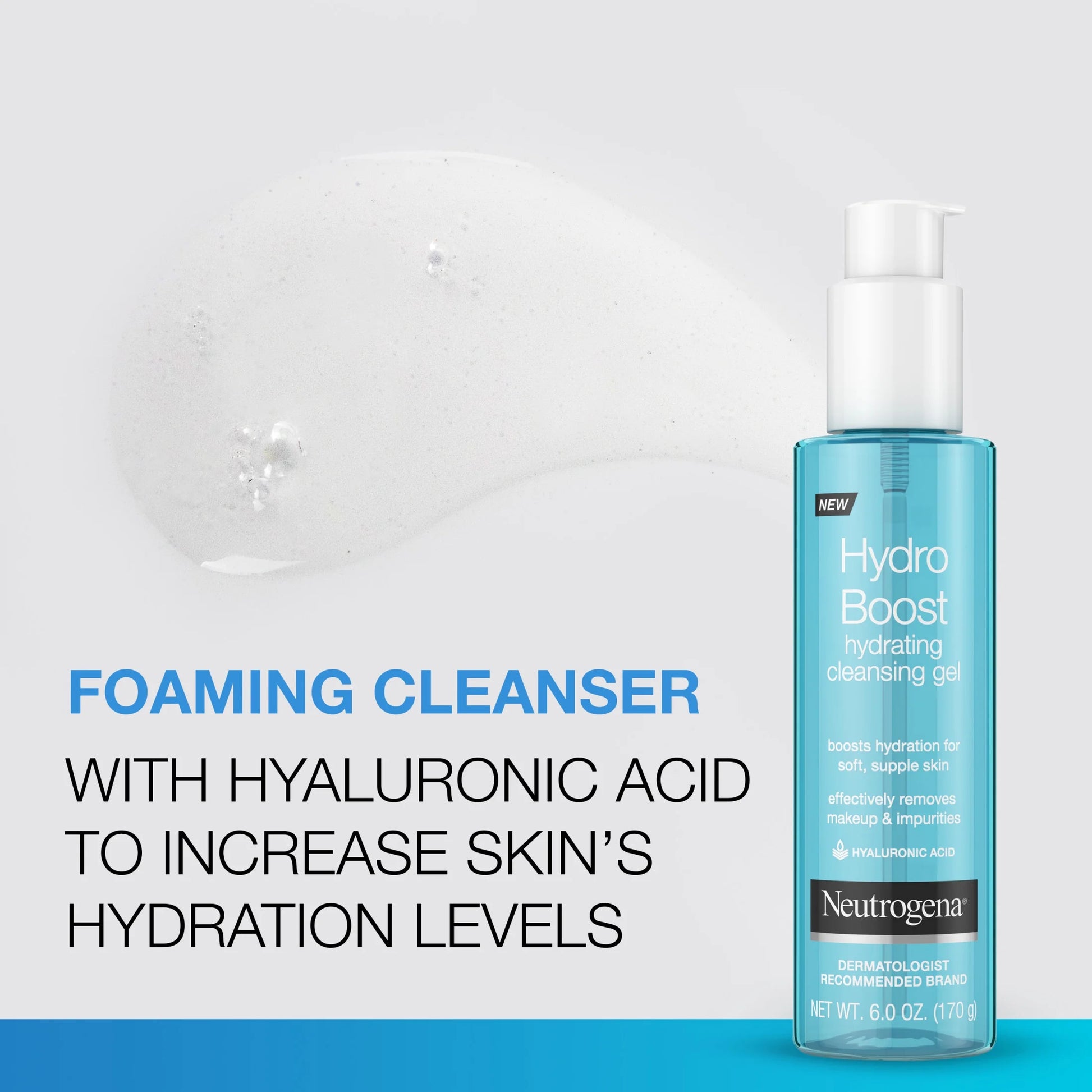 Hydro Boost Hydrating Hyaluronic Acid Cleansing Gel, 6 Oz