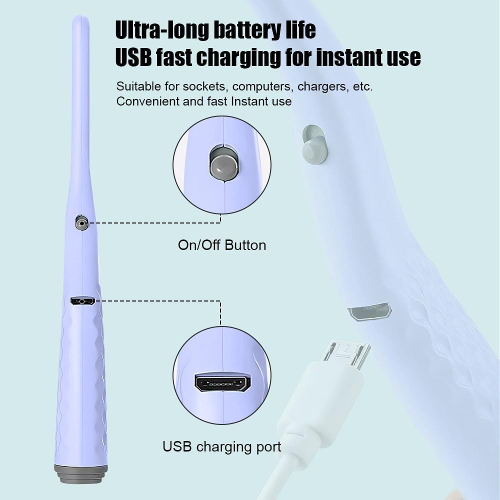 Eyebrow Trimmer with LED Light, Portable Facial Hair Remover, Non-Vibrating Hair Removal Dermaplaning Tools with 2 Replacement Heads and Brush for Peach Fuzz Chin Cheek