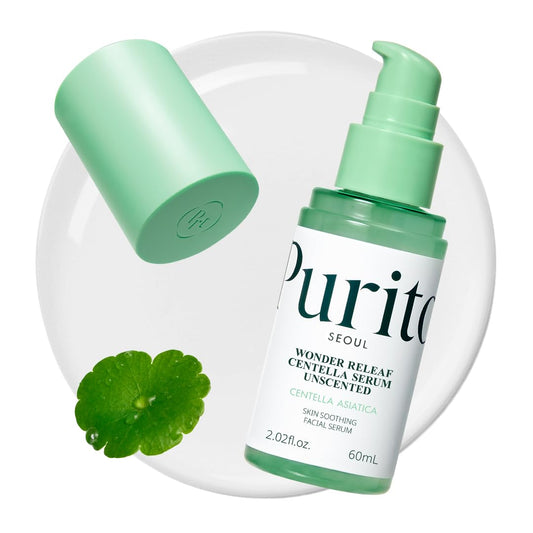 Centella Unscented Serum, Korean Centella, for All Skin Types, Ampoule, Soothing, Calming, Facial Serum for Face, Vegan & Cruelty-Free, Korean Skin Care, 60Ml 2Fl.Oz