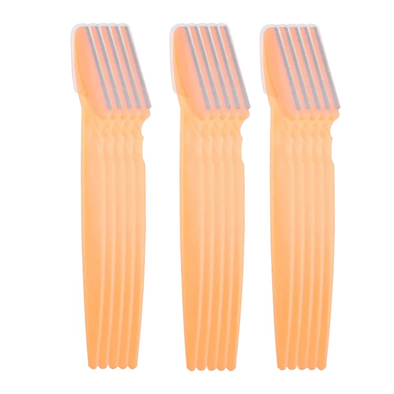 15Pcs Eyebrow Razor for Women Multipurpose Exfoliating Dermaplaning Tools Facial Razor with Precision Cover Small Makeup Tools