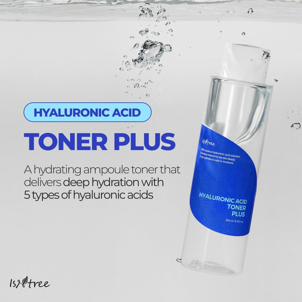 Hyaluronic Acid Toner 200Ml 6.76 Fl.Oz | Provides Moisture to Dry Skin | Refreshes & Hydrates the Skin | Korean Skincare