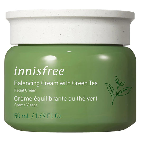 Green Tea Moisture Balancing Cream Hydrating Face Moisturizer, 2 Pound (Pack of 1)